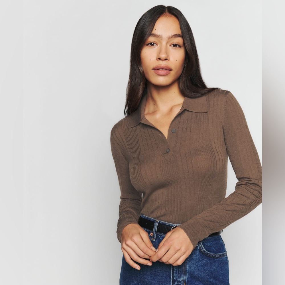 Hermia Regenerative Merino Polo🤎🫶✨✨✨